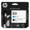 Hewlett Packard Print Head/831 Cyan/Black Latex