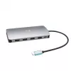 I-tec USB-C Metal Nano Dock 2x DP 1x HDMI 1x GLAN 1x Audio/Mic 2 xUSB 3.1 2x USB 2.0 1x USB-C Data 1x USB-C 100W PD
