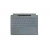Microsoft Surface Pro 8/X/9 Signature Type Cover US Intl with pen holder (black pen included) Ice Blue Alcantara