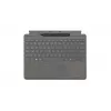 Microsoft Surface Pro 8/X/9 Signature Type Cover US Intl with pen holder (black pen included) Platinum Alcantara
