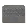 Microsoft Surface Pro 8/X/9 Signature Type Cover US Intl with pen holder (no pen included) Platinum Alcantara
