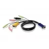 Aten Cable For KVM:CS1732CS1734 CS1754CS1758USB Cable at PC Side For USB USB Mac Computer 1.8mtr