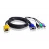 Aten Cable For KVM:CS82U(4U).CL5808N(16N) Cable For PS/2 & USB Computer 1.8mtr