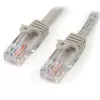 StarTech.com 3 m Gray Cat5e Snagless RJ45 UTP Patch Cable - 3m Patch Cord - Ethernet Patch Cable - RJ45 Male to Male Cat 5e Cable