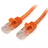 StarTech.com 3 m Orange Cat5e Snagless RJ45 UTP Patch Cable - 3m Patch Cord - Ethernet Patch Cable - RJ45 Male to Male Cat 5e Cable