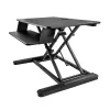 StarTech.com Sit Stand Desk Converter - For two Monitors up to 24in or One 30in - 35in Work Surface - Stand Up Desk - Sit to Stand Desk