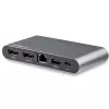 StarTech.com USB-C Multiport Adapter - Dual-Monitor - Windows - USB-C to Dual 4K DisplayPort Adapter - 2x USB-A Ports - 100W PD 3.0 - GbE