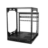 StarTech.com Store your servers network and telecommunications equipment in a pull-out 12U open-frame rack that you can rotate for easy access to mounted equipment