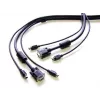 StarTech.com 25ft PS/2 STYLE 3-IN-1 KVM Switch Cable