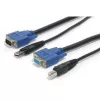 StarTech.com 15 ft. USB+VGA 2-IN-1 KVM Switch Cable