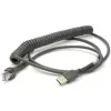 Datalogic Cable Usb Type A Pot Coiled 2.4M