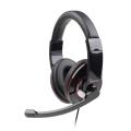 Gembird USB stereo headset glossy black
