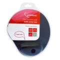 Gembird Gel mouse pad with wrist support black