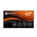 AG Neovo Videowall 43i UHD 3840 x 2160 1.000 cd/m2 5ms (GTG) 178/178 DP/HDMI2.02x DP-out RS232/RJ45/USB/SDM-S slot PiP/PbP small Bezel 7. 9mm/8.9mm
