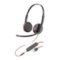 Hewlett Packard Poly Blackwire 3225 Stereo USB-A Headset Bulk