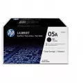 Hewlett Packard Toner/05A Black 2 Pack LJ cartridge