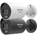 Hikvision Digital Technology 12MP Acusense Strobe Light and Audible Warning Fixed 2.8mm Bullet Network Camera, Black