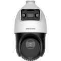 Hikvision Digital Technology 4+4MP TandemVu 25X ColorVu & IR Acusense Network Speed PTZ Dome Camera, Black
