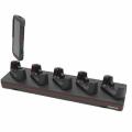 Honeywell 5 bay universal dock charge up to 5pcs of booted CT45/CT40/CT45XP/CT40XP/CT47. Kit INCL. 5 bay universal dock power adapter. Power cord must be ordered separately.