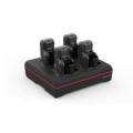 Honeywell 4 bay 8675i device charger with power supply Charges complete 8675i unit with battery installed Region-specific cord must be ordered separately