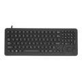 Honeywell Rugged Keyboard 101 Keys Backlit cursor control desktop or vehicle-mount DB9 connector