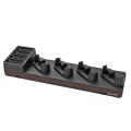 Honeywell 5 bay charge base charges 4 CW45 computers and 4 CW45 batteries in the 5th bay no cord
