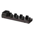 Honeywell 5 Bay Charge base. F/ recharging up to 4pcs of CT70 w/ or w/o boot and 4pcs of batteries. Kit incl net base cup w/ insert adapter battery cup and power supply. Must order power cord separately.