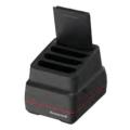 Honeywell CT70 QBC. F/ recharging up to 4pcs of batteries. Compatible w/ CT70 standard wireless and extended battery. Kit incl quad battery charger (Cup: CT70-QBC-UCP) PSU PWR cord must be ordered separately