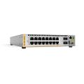 Allied Telesis L3 Stackable Switch 16x 1G/10G-T 2x QSFP+ Ports and a single fixed PSU EU PowerCord. 1 year NCP support