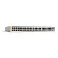 Allied Telesis L3 Stackable Switch 40x 10/100/1000-T PoE+ 8x 100M/1G/2.5G/5G-T PoE+ 4x SFP+ Ports and dual fixed PSU EU Power Cord. 1 year NCP support