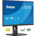 iiyama 24iWIDE LCD 1920 x 1200 WUXGA 100 Hz IPS panel LED Bl. Pivot HeightAdjust. USB-Hub(3xOut v3.2 + 1xUSB-C(15 Watt)) 350 cd/m 1500:1 StaticContrast 80.000.000:1 AC