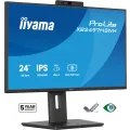 iiyama 24iWIDE LCD 1920 x 1080 100 Hz IPS panel LED Bl. Built-in 5 MP WindowsHello Webcam & Microphone Adaptive Sync USB-Hub (2xOut v3.2 +2xUSB-C(7.5 Watt)) Pivot Heig