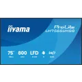 iiyama 75iWIDE LCD 3840 x 2160 4K UHD VA panel IP5X (Front) Fan-less SpeakersHDMI(2x) USB-C(DP-Alt 15 Watt) USB 2x v2.0 800 cd/m 5000:1 StaticContrast 6.5 ms Landscape