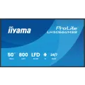 iiyama 50iWIDE LCD 3840 x 2160 4K UHD IPS panel IP5X (Front) Fan-less SpeakersHDMI(2x) USB-C(DP-Alt 15 Watt)) USB 2x v2.0 800 cd/m 1200:1 StaticContrast 6.5 ms Landsca