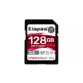 Kingston Technology 128GB Canvas React Plus SDXC UHS-II 300R/260W U3 V90 for Full HD/4K/8K