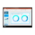 Lenovo ThinkVision M14 14in Full HD 1920x1080 IPS Monitor - 300 Nit 6ms 2xUSB Type-C Ports Widescreen Backlit LED LCD Mobile Portable Display Raven Black