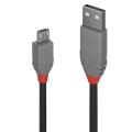 Lindy 0.5m USB 2.0 Typ A/Micro-B Cable Anthra Line 480 Mbit/s