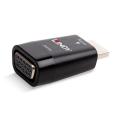 Lindy HDMI Type A to VGA Adapter Dongle. supports resolutions up to 1080p and 1920x1200