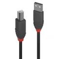 Lindy 1m USB 2.0 Type A to B Cable Anthra Line USB Type A Male to B Male