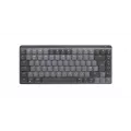 Logitech MX Mechanical Mini Minimalist Wireless Illuminated Keyboard - GRAPHITE - (UK) - 2.4GHZ/BT - N/A - EMEA - TACTILE