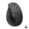 Logitech Lift Right Vertical Ergonomic Mouse BT & 2,4Ghz USB - GRAPHITE / BLACK - EMEA