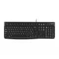 Logitech K120 Corded Keyboard black USB - EER (US)