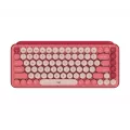 Logitech POP Keys Wireless Mechanical Keyboard With Emoji Keys - HEARTBREAKER_ROSE - FRA- CENTRAL