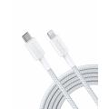 Anker 322 USB-C to Lightning Cable Nylon 3M White