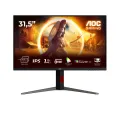 AOC 32IN Flat IPS UHD 0.5ms 3840x2160 160Hz Wid 16/9 DP - 2xHDMI 2.1 USB Hub Brightness 450 cd/m2 Contrastratio 1M:1 Viewing angle 178/178 Height/Pivot Speakers Black / Red