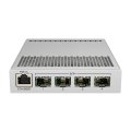 MikroTik CRS305 4x 10G SFP+ switch, dual DC power input