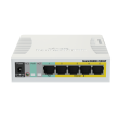 MikroTik RB260GSP ethernet smart switch 5x gigabit, 1x SFP cage, 4x PoE