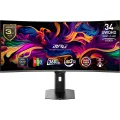 MSI Micro-Star International 34inch QD-OLED UWQHD Curve 1800R 360Hz 0.03ms 2xHDMI DP USB Type-C 2xUSB Type-A 2xUSB Type-B 3Y