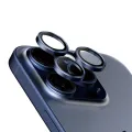 PanzerGlass Hoops Camera Lens Protector iPhone 15 Pro and 15 Pro Max Blue Titanium