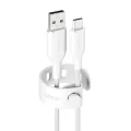 PanzerGlass empower by PanzerGlass Racing 60W USB-A to USB-C Cable USB 2.0 1.2M Silver White